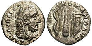 1 Denarius Römische Kaiserzeit (27BC-395) Silber Commodus  (161-192)