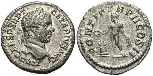 1 Denarius Römische Kaiserzeit (27BC-395) Silber Geta (189-211)