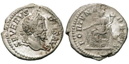 1 Denarius Römische Kaiserzeit (27BC-395) Silber Septimius Severus (145- 211)