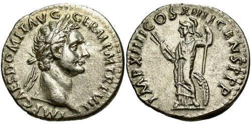 1 Denarius Römische Kaiserzeit (27BC-395) Silber Domitian  (51-96)