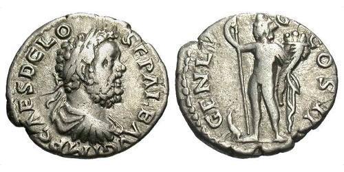 1 Denarius Römische Kaiserzeit (27BC-395) Silber Clodius Albinus (150-197)