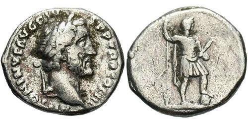 1 Denarius Römische Kaiserzeit (27BC-395) Silber Antoninus Pius  (86-161)