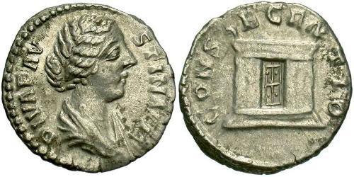 1 Denarius Römische Kaiserzeit (27BC-395) Silber Faustina II (130-175)