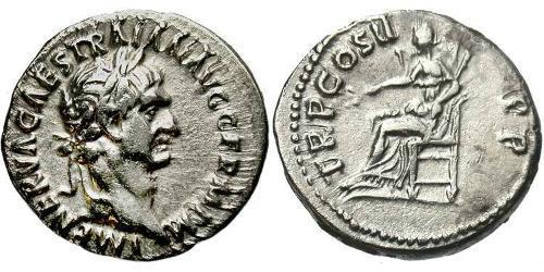 1 Denarius Römische Kaiserzeit (27BC-395) Silber Trajan (53-117)