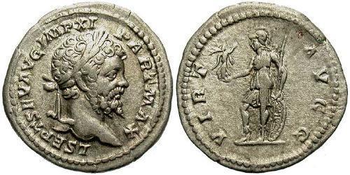 1 Denarius Römische Kaiserzeit (27BC-395) Silber Septimius Severus (145- 211)