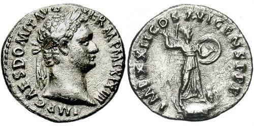 1 Denarius Römische Kaiserzeit (27BC-395) Silber Domitian  (51-96)