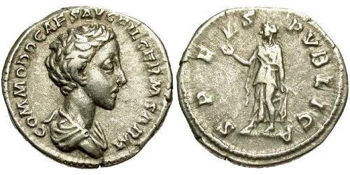 1 Denarius Römische Kaiserzeit (27BC-395) Silber Commodus  (161-192)