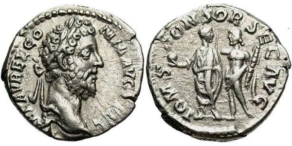 1 Denarius Römische Kaiserzeit (27BC-395) Silber Commodus  (161-192)