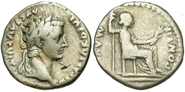 1 Denarius Römische Kaiserzeit (27BC-395) Silber Tiberius Claudius Nero (42 BC-37)