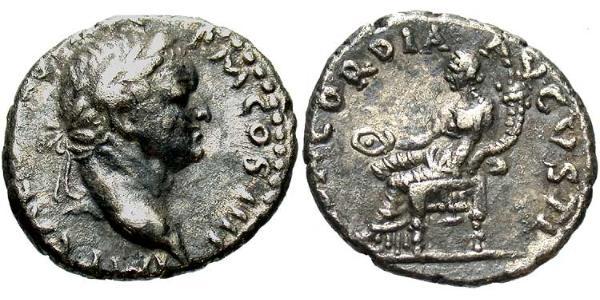 1 Denarius Römische Kaiserzeit (27BC-395) Silber Vespasian (9-79)