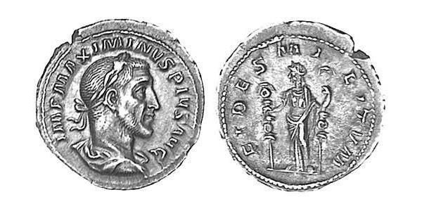 1 Denarius Römische Kaiserzeit (27BC-395) Silber Maximinus I (173-238)