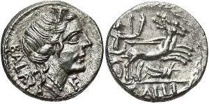 1 Denarius Römische Republik (509BC-27BC) Silber 