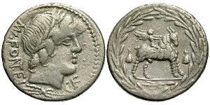 1 Denarius Römische Republik (509BC-27BC) Silber 