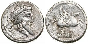 1 Denarius Römische Republik (509BC-27BC) Silber 