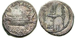 1 Denarius Römische Republik (509BC-27BC) Silber Marcus Antonius (83BC-30BC)