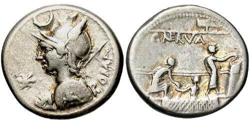 1 Denarius Römische Republik (509BC-27BC) Silber 