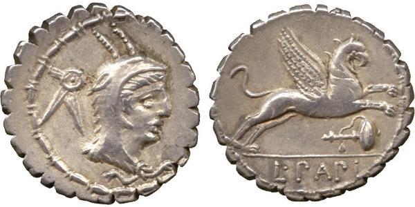 1 Denarius Römische Republik (509BC-27BC) Silber 