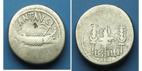 1 Denarius Römische Republik (509BC-27BC) Silber Marcus Antonius (83BC-30BC)