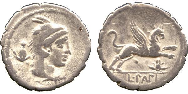 1 Denarius Römische Republik (509BC-27BC) Silber 