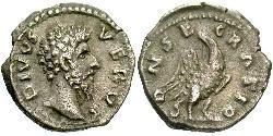 1 Denarius Roman Empire (27BC-395) Silver Lucius Verus (130-169)