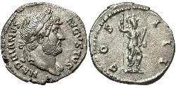 1 Denarius Roman Empire (27BC-395) Silver Hadrian  (76 - 138) 