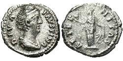 1 Denarius Roman Empire (27BC-395) Silver Faustina I (105-141)