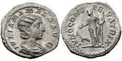 1 Denarius Roman Empire (27BC-395) Silver Julia Avita Mamaea (180-235)