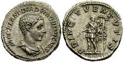 1 Denarius Roman Empire (27BC-395) Silver Diadumenian (208-218)