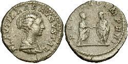 1 Denarius Roman Empire (27BC-395) Silver Fulvia Plautilla (189-212)