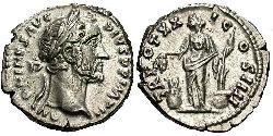 1 Denarius Roman Empire (27BC-395) Silver Antoninus Pius  (86-161)