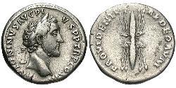 1 Denarius Roman Empire (27BC-395) Silver Antoninus Pius  (86-161)