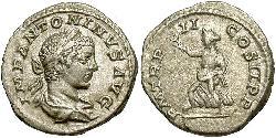 1 Denarius Roman Empire (27BC-395) Silver Elagabalus (203-222)