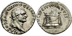 1 Denarius Roman Empire (27BC-395) Silver Domitian  (51-96)