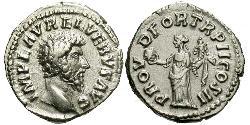 1 Denarius Roman Empire (27BC-395) Silver Lucius Verus (130-169)