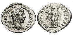 1 Denarius Roman Empire (27BC-395) Silver Geta (189-211)