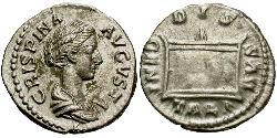 1 Denarius Roman Empire (27BC-395) Silver Bruttia Crispina (164-187)