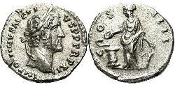 1 Denarius Roman Empire (27BC-395) Silver Antoninus Pius  (86-161)