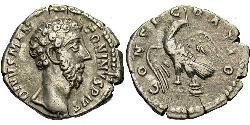 1 Denarius Roman Empire (27BC-395) Silver Marcus Aurelius (121-180)