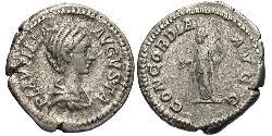 1 Denarius Roman Empire (27BC-395) Silver Fulvia Plautilla (189-212)