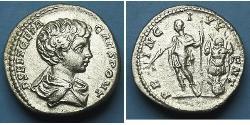 1 Denarius Roman Empire (27BC-395) Silver Geta (189-211)