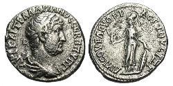 1 Denarius Roman Empire (27BC-395) Silver Hadrian  (76 - 138) 