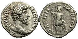 1 Denarius Roman Empire (27BC-395) Silver Lucius Verus (130-169)