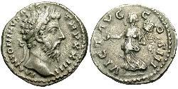 1 Denarius Roman Empire (27BC-395) Silver Marcus Aurelius (121-180)