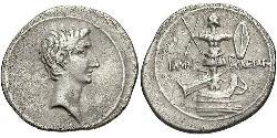 1 Denarius Roman Empire (27BC-395) Silver Augustus (63BC- 14) 