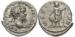 1 Denarius Roman Empire (27BC-395) Silver Septimius Severus (145- 211)