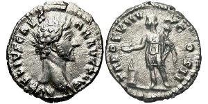 1 Denarius Roman Empire (27BC-395) Silver Marcus Aurelius (121-180)