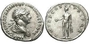 1 Denarius Roman Empire (27BC-395) Silver Trajan (53-117)