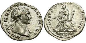 1 Denarius Roman Empire (27BC-395) Silver Trajan (53-117)