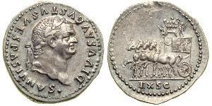 1 Denarius Roman Empire (27BC-395) Silver Vespasian (9-79)