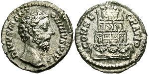 1 Denarius Roman Empire (27BC-395) Silver Marcus Aurelius (121-180)